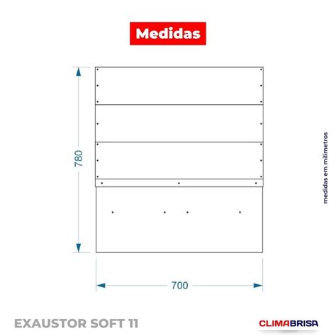 Exaustor Industrial CLIMABRISA SOFT 11 Climabrisa Climatizadores