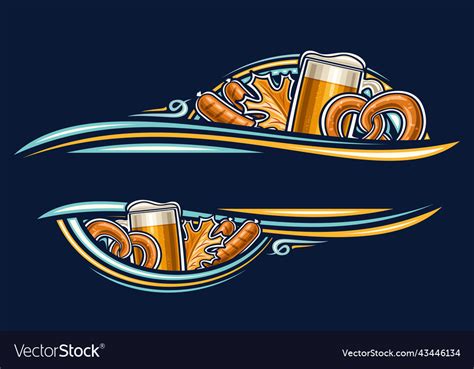 Border for oktoberfest Royalty Free Vector Image