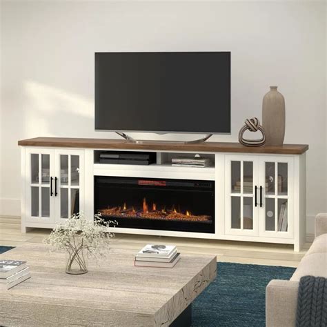 Brixham Inch Fireplace Tv Stand Console For Tvs Up To Inches Two