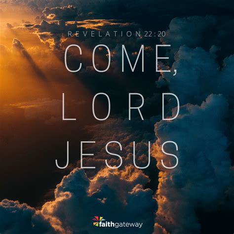 Pray: Come Lord Jesus - FaithGateway