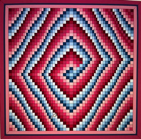 Spiral Bargello Quilt Pattern Etsy