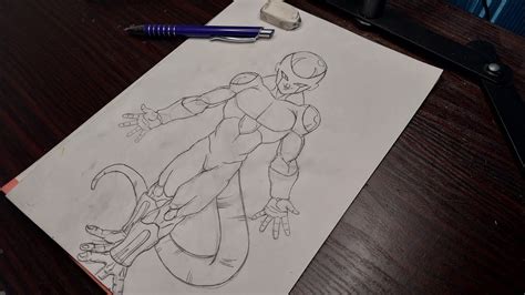 Frieza Drawing How To Draw Frieza Timelapse Frieza Friezasaga