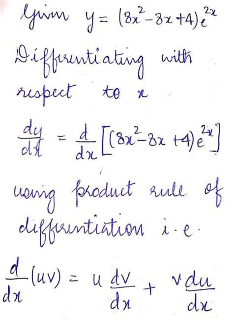 Answered Find The Derivative Of Y With Respect… Bartleby