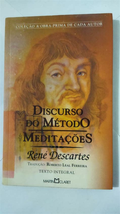 Discurso do método Meditações 45 René Descartes Seboterapia Livros