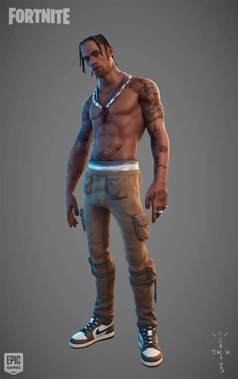 Artstation Fortnite Jarad Vincent Fortnite Travis Scott