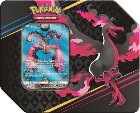 Pokemon TCG Crown Zenith Tin Galarian Moltres 1 Foil Card 5