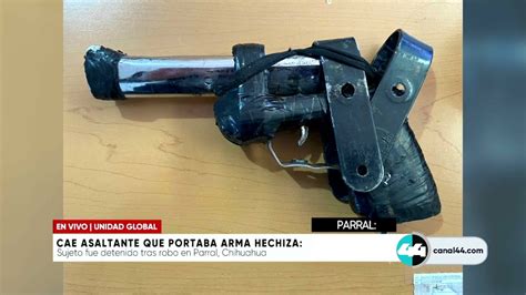 Cae Asaltante Que Portaba Arma Hechiza Youtube