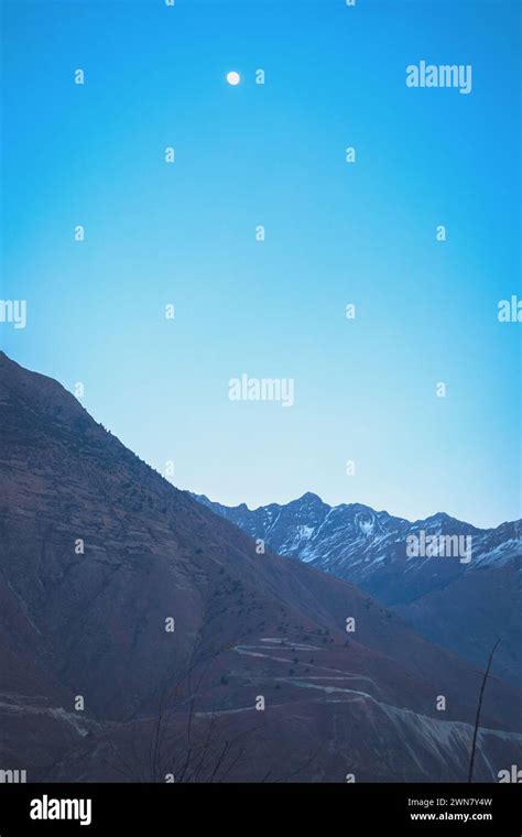 Moonlight on the Himalaya Stock Photo - Alamy