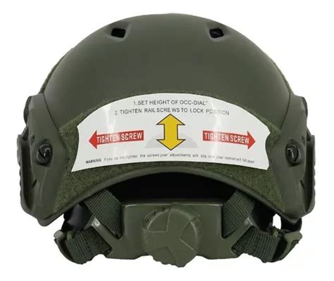 Casco Tactico Rbn Tactical Picatinny Airsoft Verde En Venta En La Plata