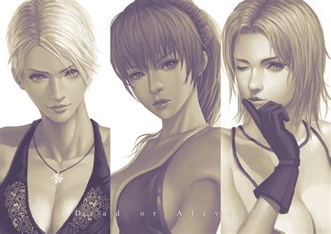 Kasumi Tina Armstrong And Christie Dead Or Alive And 1 More Drawn