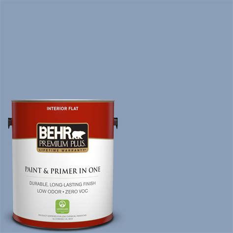 Behr Premium Plus 1 Gal Ppu15 10 China Silk Flat Zero Voc Interior