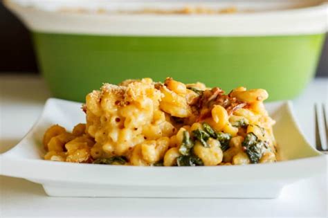 Macaroni and Cheese with Sun-dried Tomatoes and Spinach - The Cookie Writer