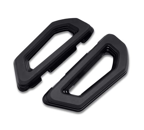 Harley Davidson Empire Passenger Footboard Kit Black Anodized Top