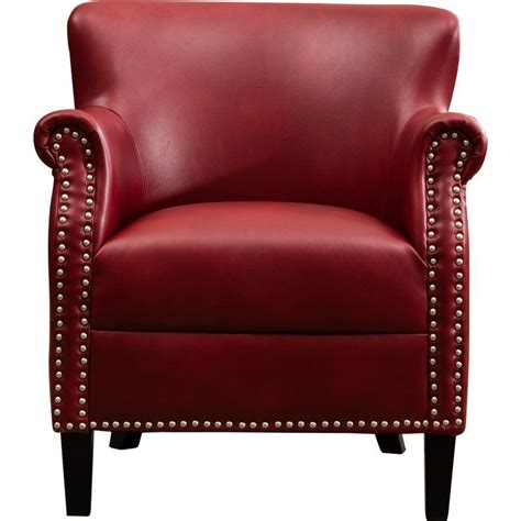 Loon Peak Odelia Armchair And Reviews Wayfair Armchair Red Accent