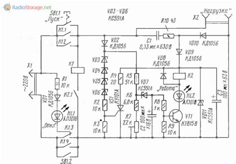 Устройство защиты аппаратуры от перепадов напряжения в сети 220В