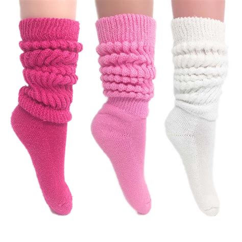 Extra Long And Extra Heavy Slouch Socks 90 Cotton 10 Polyamide