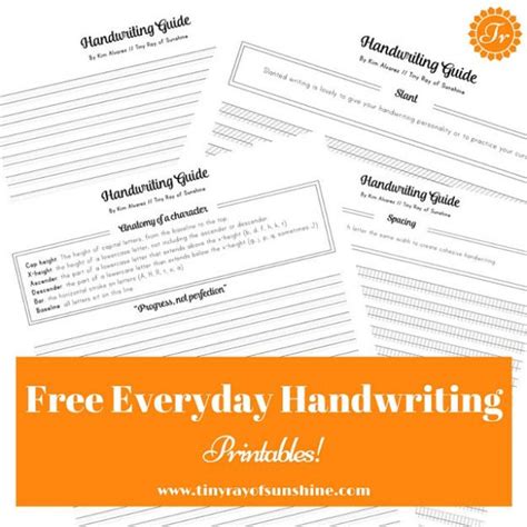 14 Simple Ways To Actually Improve Your Handwriting Free Handwriting Worksheets Free