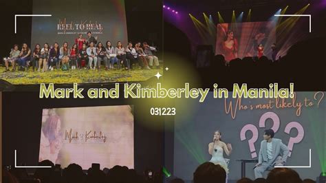 Mark Prin And Kim Woltemas In Manila 💚 Youtube