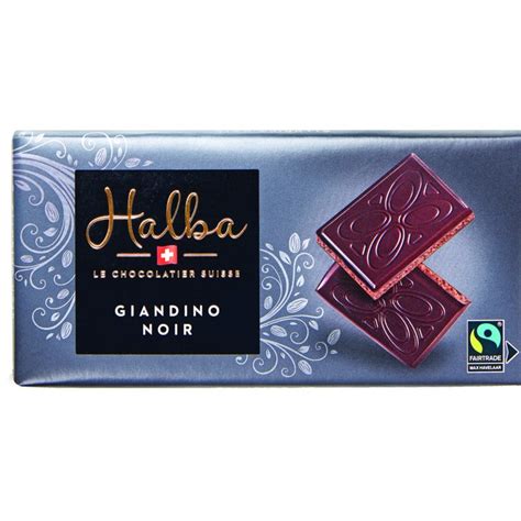 Buy Halba Chocolate Bar Giandino Dark Filled 100g Online Coopch