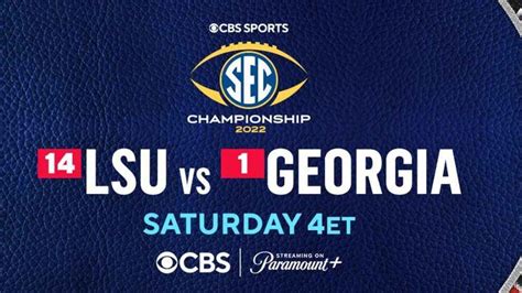 Transmisi N En Vivo De Georgia Vs Lsu C Mo Ver El Big Ten Championship