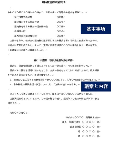 臨時株主総会とは？議事録の書き方について解説 Vector Venture Support 国内最大級の起業・開業支援メディア