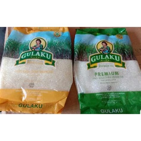 Jual Gulaku Gula Premium Putih Hijau Tebu Kuning Gr Shopee