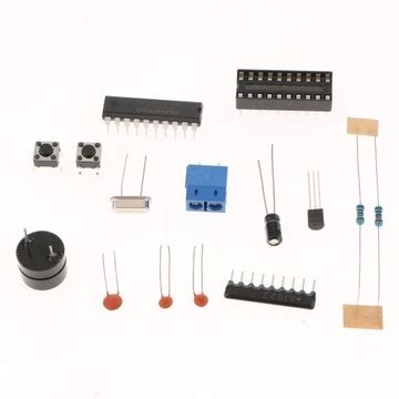 Комплект цифровых электронных часов своими руками со светодиодной ...