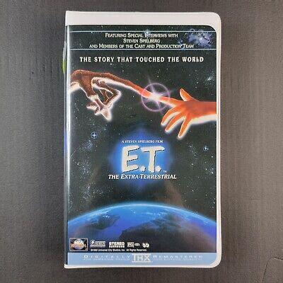 Et The Extra Terrestrial Remastered Vhs Tape Clamshell