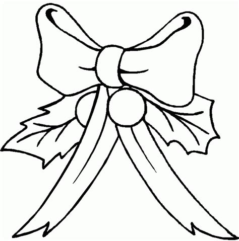 Bows Coloring Pages - Coloring Home