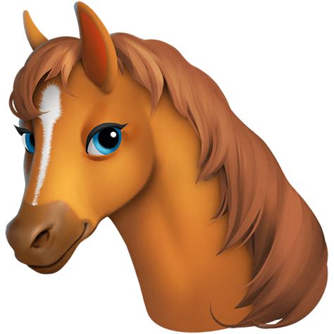 🐴 Horse Face on Twitter Emoji Stickers 13.1