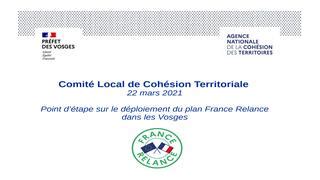 Réunions du Comité Local de Cohésion Territoriale Comité Local de