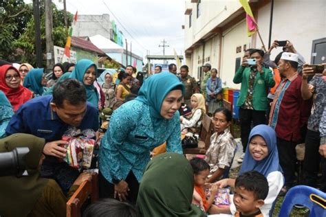 Pj Ketua PKK Sumut Ke Tebing Tinggi Masyarakat Diajak Rutin Cek Kesehatan