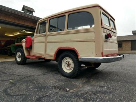 1959 Willys Station Wagon 4 Wheel Drive 4 Cylinder Overhead Valve Manual Trans For Sale