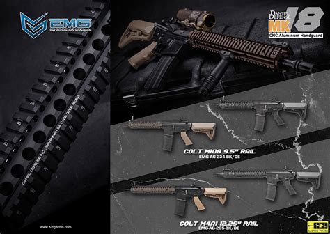 EMG Colt Licensed Daniel Defense M4A1 SOPMOD Block 2 MK18 AEGs