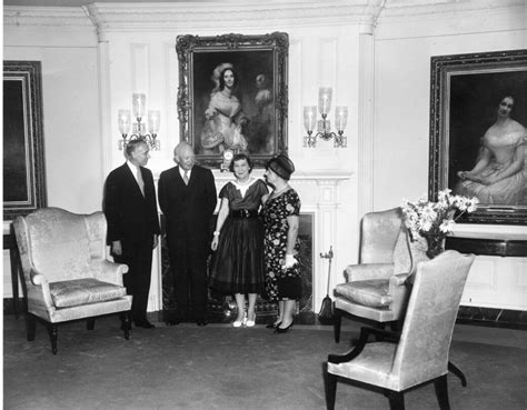 Refurbished Diplomatic Reception Room - Mamie Eisenhower - White House ...