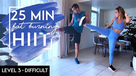 Min Fat Burning Hiit Home Workout No Equipment Full Body Youtube