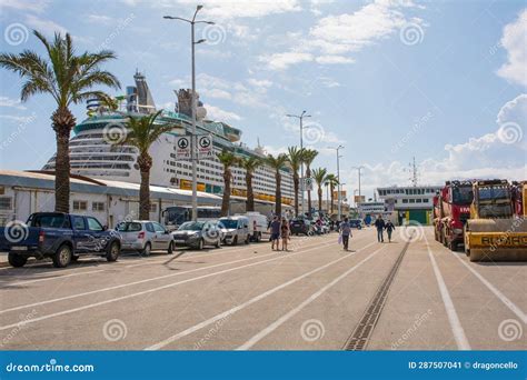 Cruise Ship at Split Harbour, Croatia Editorial Photo - Image of croatian, croatia: 287507041