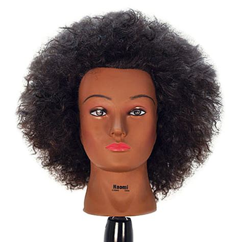 Naomi Afro Style 100 Human Hair Cosmetology Mannequin Head By