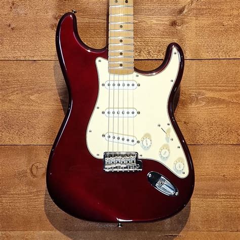 Second Hand 1998 Fender Stratocaster Midnight Wine Serial Reverb