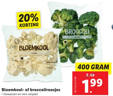 Bloemkool Broccoli Folder Aanbieding Bij Lidl Details