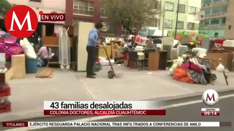 Familias Desalojadas De Edificio Bloquean Arcos De Bel N Youtube