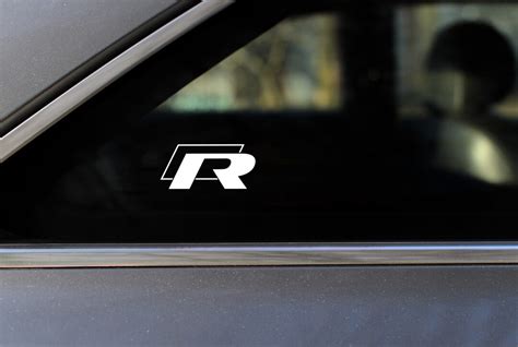 Vw R Line Logo Sticker Etsy