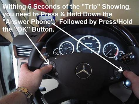 Mercedes Benz E Class How To Reset Your Service Indicator Mbworld