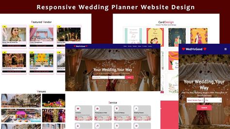 Responsive Wedding Planner Website Template Using HTML CSS