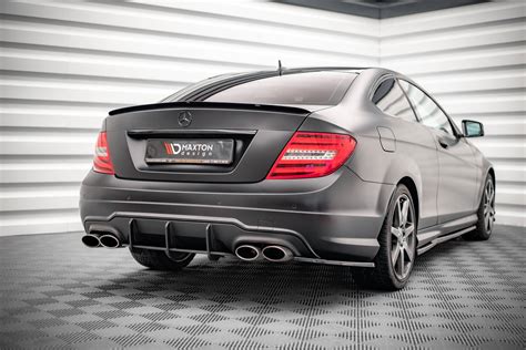 Street Pro Rear Diffuser Mercedes Benz C Coupe Amg Line C204 Our Offer Mercedes C Klasa