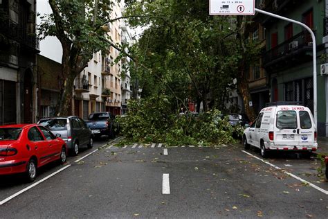 Impresionante Temporal En Uruguay Mendoza Post