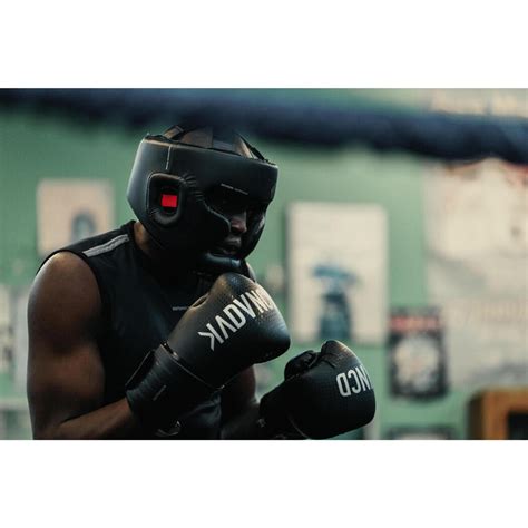 Casque De Boxe Adulte IntÉgral 500 Noir Outshock Decathlon