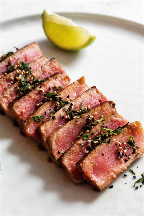 Recipe And Marinade For Ahi Tuna 5 Ingredients And Ready In 10 Minutes