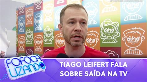 Tiago Leifert falou sobre saída da TV e sobre o estado de saúde da