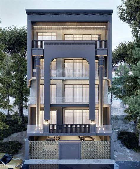 Modern Apartment Building Facade Design